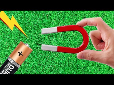 Prova le batterie come un professionista con questo semplice trucco con il magnete!