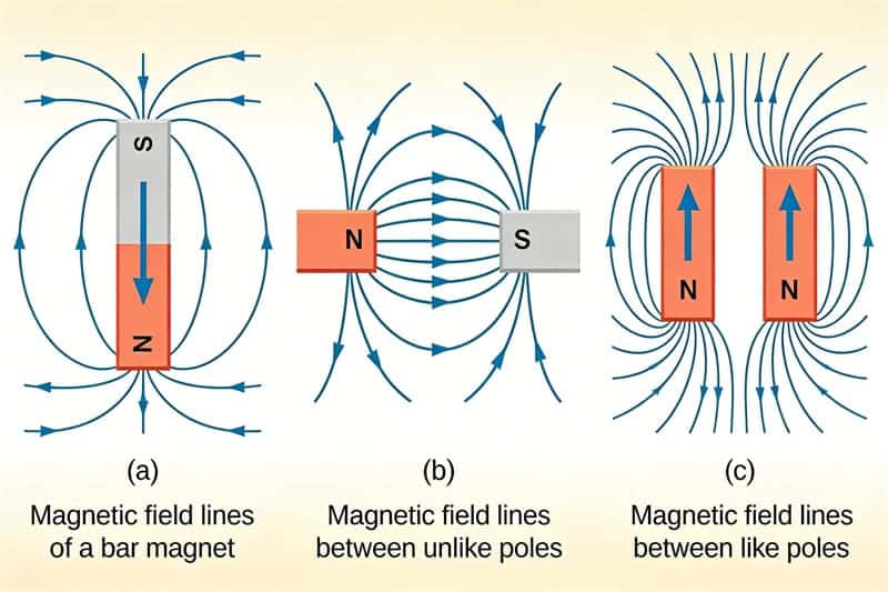 Dirección de las líneas del campo magnético2