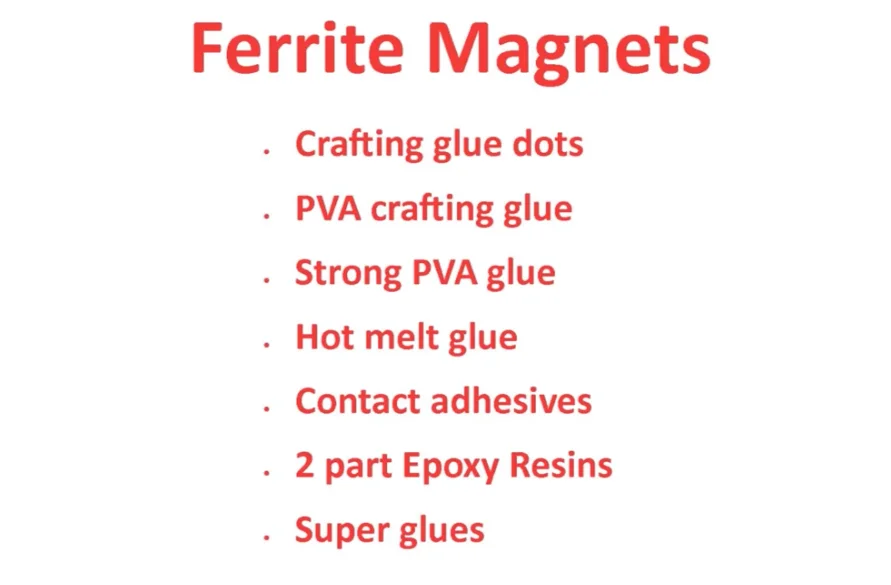 ferrite magnets adhesives