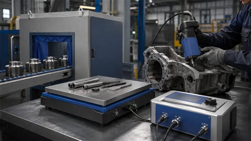 Équipement de démagnétisation industrielle commun pour différentes pièces à usiner