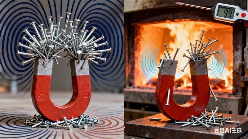 Cosa succede ai magneti alle alte temperature