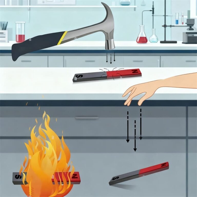 1. Come si smagnetizza un magnete permanente?