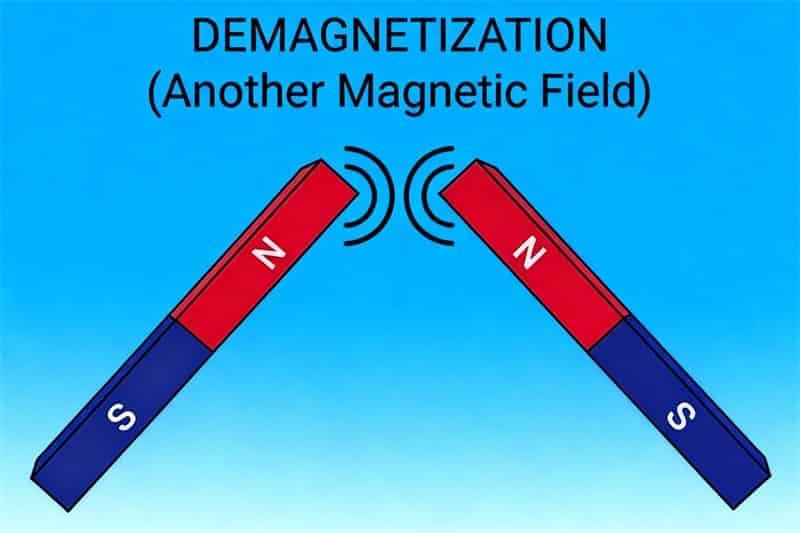 5. Den Magneten anschlagen
