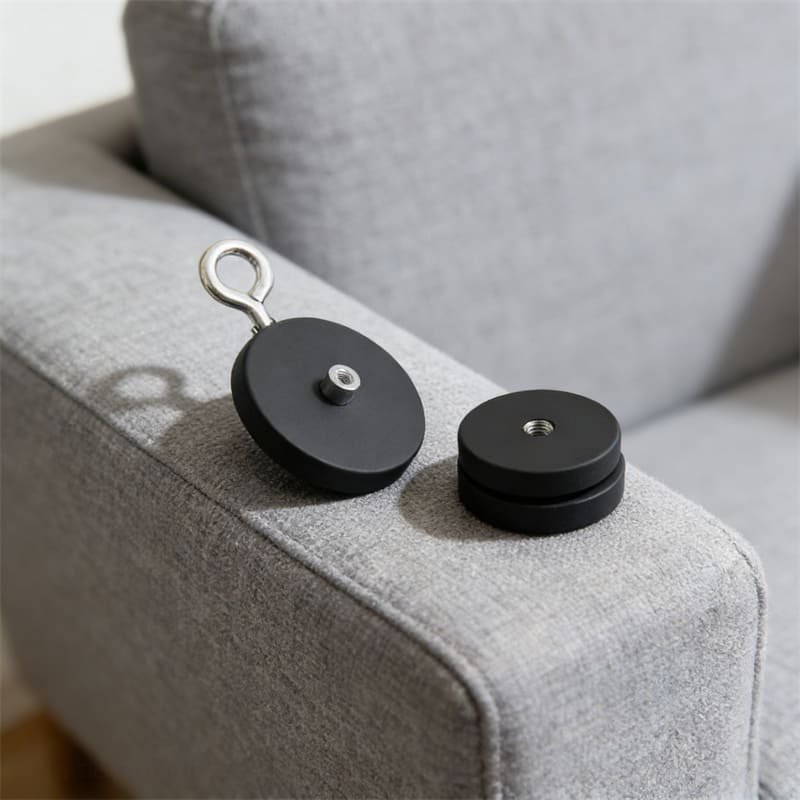 Imanes recubiertos de goma