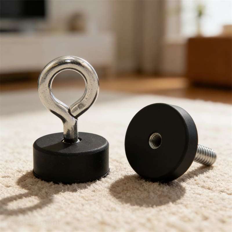 Imanes recubiertos de goma