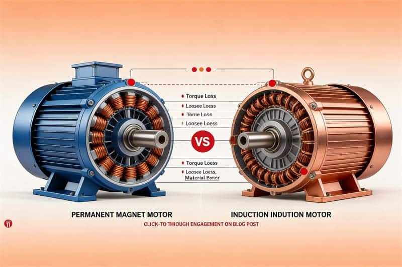 Moteur à aimant permanent vs moteur à induction