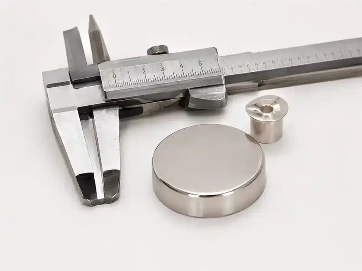 OSENC dimensional inspection of finished custom neodymium magnet parts