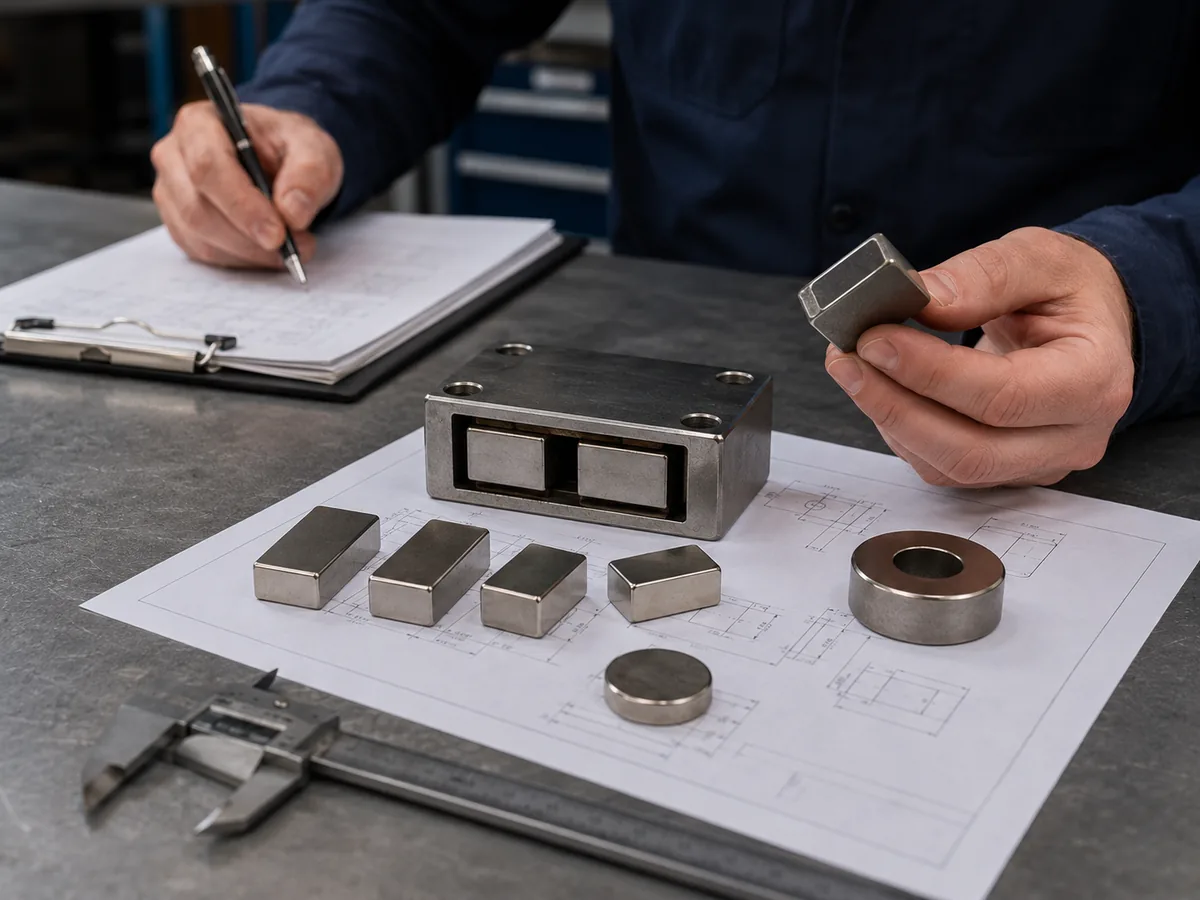 Custom magnet RFQ engineering review with drawings and samples