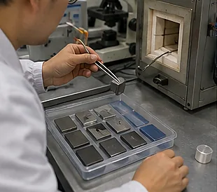 Laboratory testing factors that affect magnetic permeability