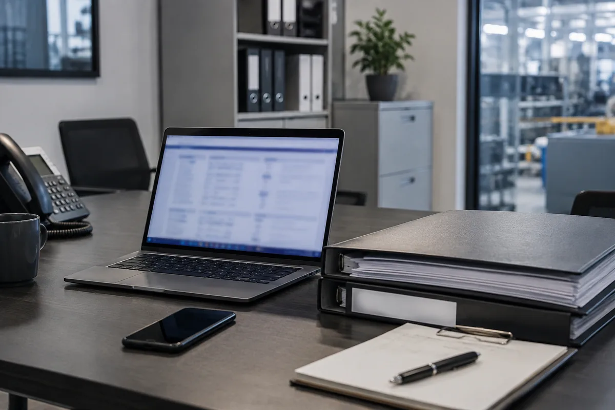 Espacio de trabajo para la gestión organizada de la información empresarial y la seguridad de los datos