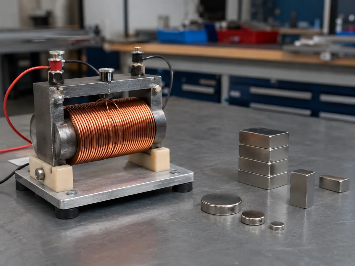 Temporary magnet and permanent magnet engineering comparison